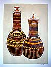 2 African Pots